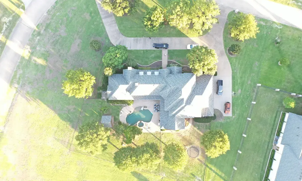 New shingle roof installation on a home in Cave Spring